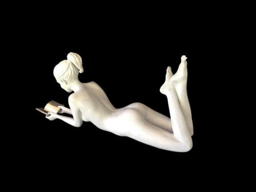 Eleanor Cardozo | Ornament in Decorative Objects by Eleanor Cardozo. Item made of bronze with marble