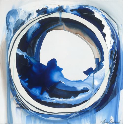 Lara Scolari Original Artwork, Fluid II | Oil And Acrylic Painting in Paintings by Lara Scolari | New York in New York. Item made of canvas