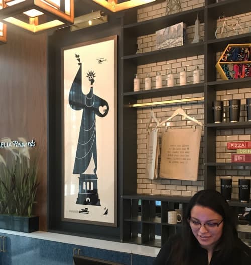 Liberty — Landmark Edition Wall Art | Prints by Kirsten Ulve | INNSiDE by Meliá New York NOMAD in New York. Item composed of paper in minimalism or contemporary style