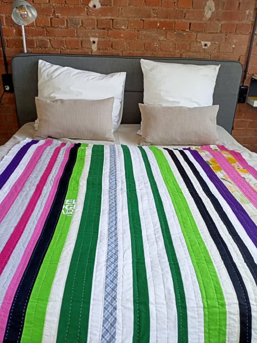 Italy Quilt | Linens & Bedding by DaWitt. Item made of cotton works with boho & coastal style