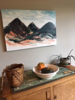 "The other side of the Rockies" | Oil And Acrylic Painting in Paintings by Melissa Critchlow. Item composed of canvas and synthetic