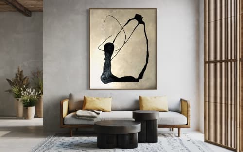 “Sunset Strip” 72”x60” abstract | Oil And Acrylic Painting in Paintings by Monica Ord. Item composed of canvas and synthetic in minimalism or mid century modern style