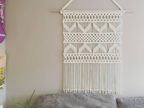 Macrame | Macrame Wall Hanging in Wall Hangings by LoveCraft Collective. Item composed of fiber
