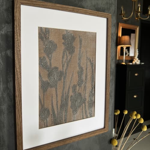 Gladiolus | Mixed Media by IRENA TONE. Item in minimalism or eclectic & maximalism style
