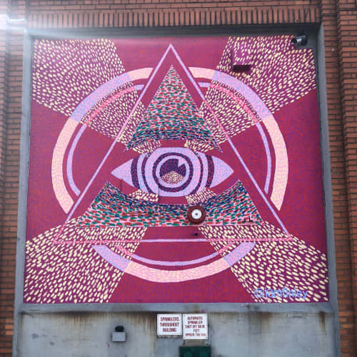 GUM | Street Murals by C. FInley | GUM Studios Brooklyn in Brooklyn. Item made of synthetic