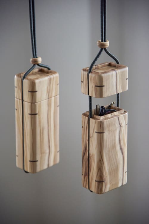 009_N - handcrafted case for glasses (Olive version) | Decorative Box in Decorative Objects by CHICHOIMAO¿¿¿¿¿¿¿?