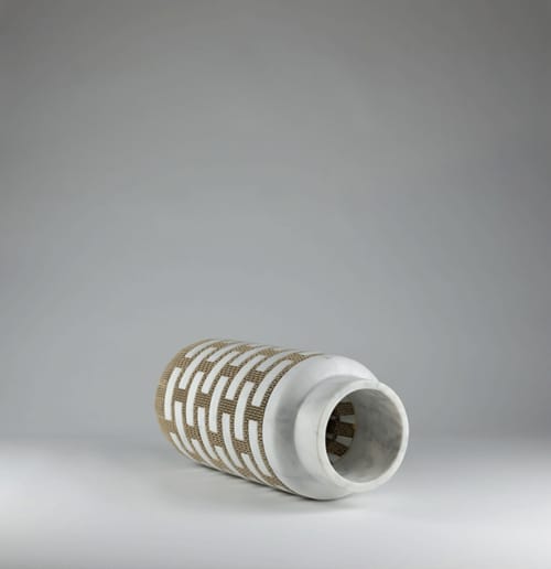 Illogiche Connessioni - alto | Vessels & Containers by gumdesign. Item made of marble & paper compatible with contemporary style