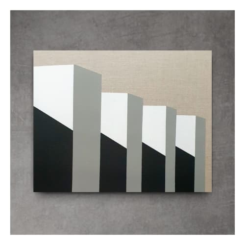 Soldiers | Oil And Acrylic Painting in Paintings by Sara Weldon. Item composed of canvas and synthetic