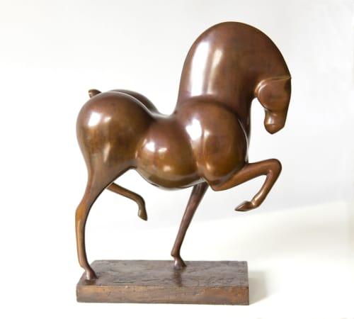 Champ - Horse Sculpture Bronze | Sculptures by Ninon Art. Item composed of bronze