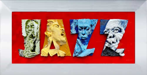 Jazz Wall Sculpture | Wall Hangings by AvRaam Art