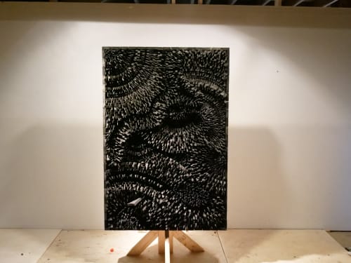 "Shark Girl" 3D Wood Wall Art | Wall Sculpture in Wall Hangings by Gabriel Gaffney Smith. Item composed of wood