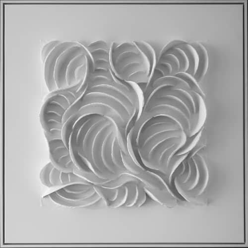 The fossil find (medium size) | Wall Sculpture in Wall Hangings by Chad Schonten. Item made of canvas & paper compatible with contemporary and modern style