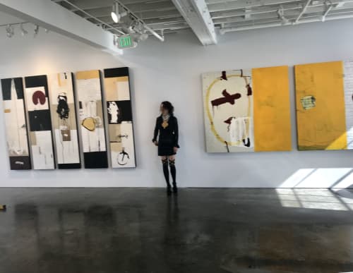Art, paintings | Oil And Acrylic Painting in Paintings by silvia poloto | Private Residence - India Basin, San Francisco in San Francisco. Item made of canvas with synthetic
