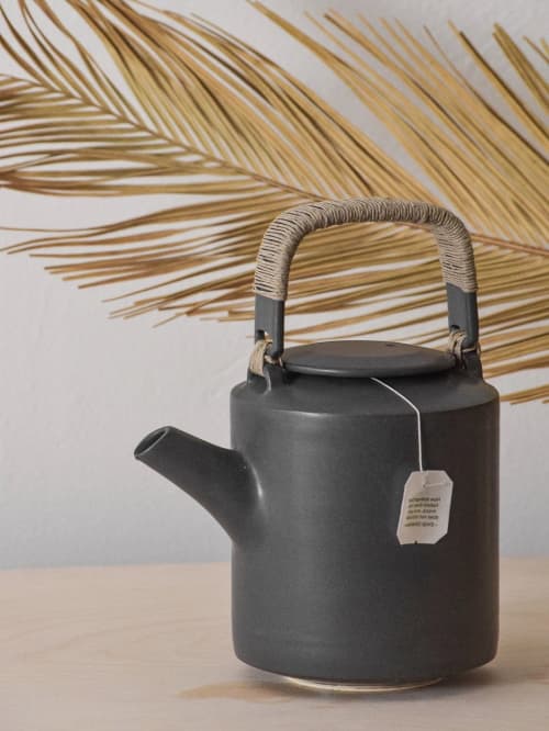 Earl Grey Kettle | Teapot in Serveware by Stone + Sparrow Studio. Item made of stoneware