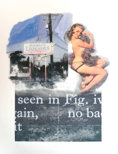 Roxie Print from Pin Up series | Prints by Sara J Beazley. Item composed of paper