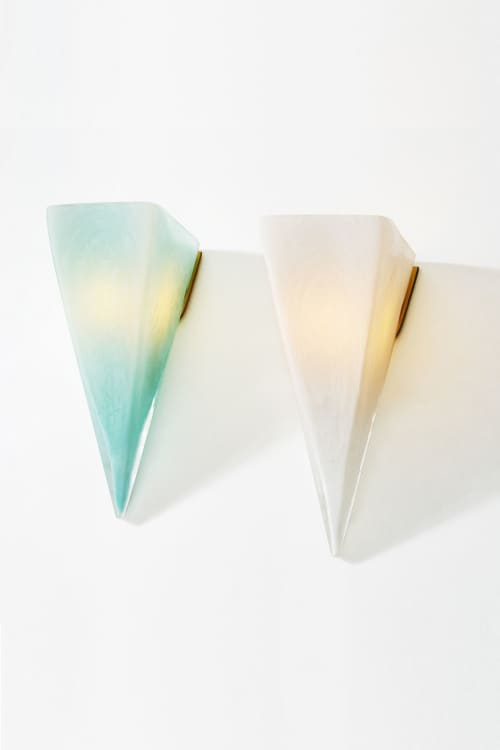 Pavillion Sconce | Sconces by Bianco Light + Space | New York in New York. Item composed of brass and glass in modern style