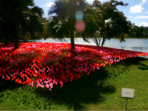 Picnic Garden | Art & Wall Decor by Patricia Van Dalen | Tropical Park, Miami, FL in Miami