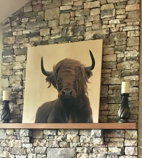 Major Bull | Paintings by Marilyn Landers