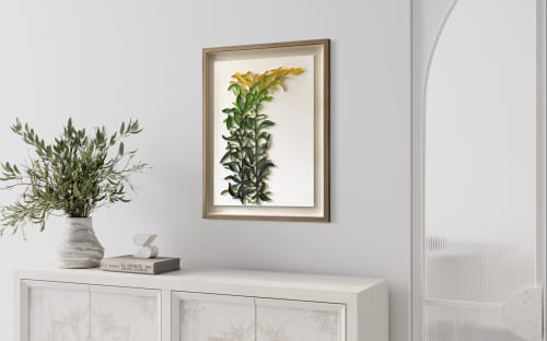 Kelp Forest on-edge paper art | Wall Sculpture in Wall Hangings by JUDiTH+ROLFE. Item composed of paper compatible with contemporary and coastal style