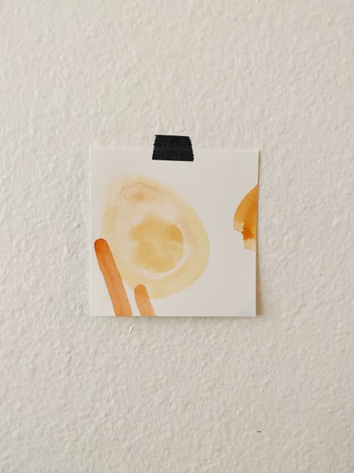 Mini #5 | Watercolor Painting in Paintings by Quinn Dimitroff. Item made of paper