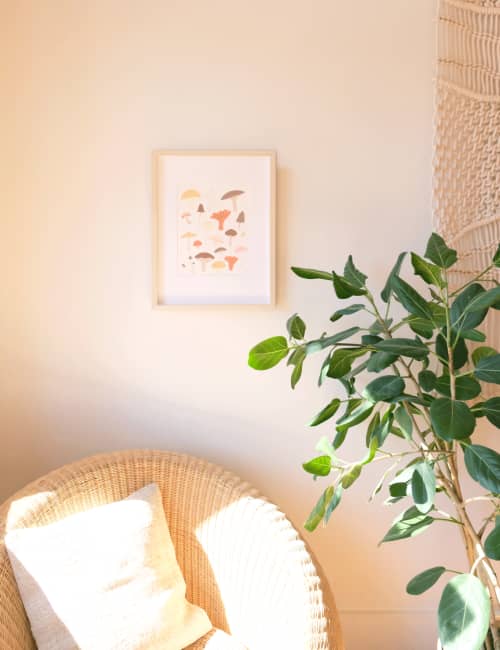 Mushrooms | Prints by Elana Gabrielle. Item composed of paper