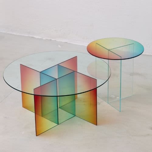 Cosmos Coffee Table | Tables by STUDIO MONSOLEIL. Item made of glass works with modern style
