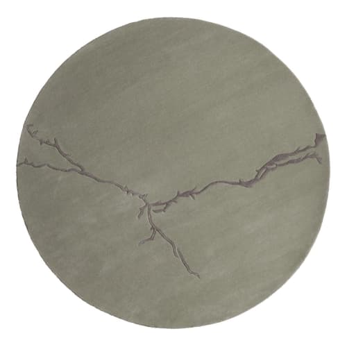 Oceania Coral, green | Area Rug in Rugs by Naja Utzon Popov. Item composed of wool and fiber