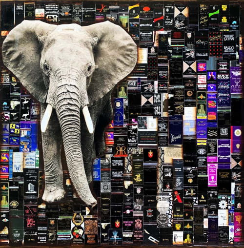 Noble | Mixed Media by Laura Van Horne Art