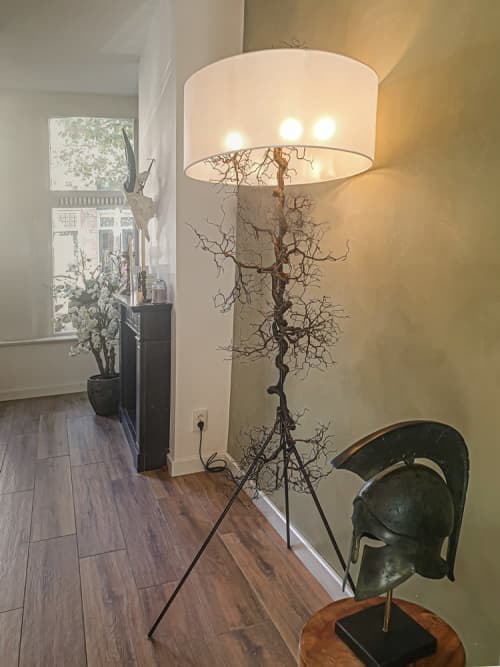 Roots of Destiny | Floor Lamp in Lamps by Fragiskos Bitros. Item composed of copper compatible with modern style
