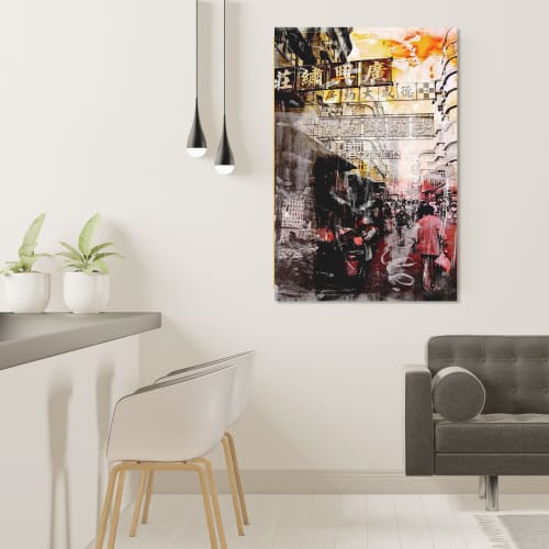 HONG KONG Streets X | Prints by Sven Pfrommer. Item made of canvas compatible with urban style