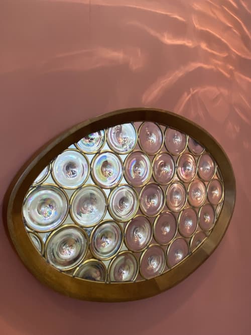 Tortuga Mirror by Hyland Glass Wescover Wall Hangings