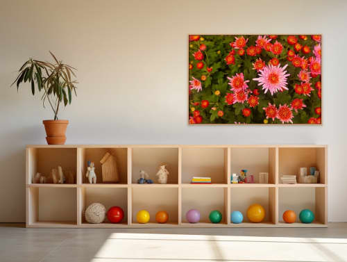 Chrysanthemums Digital-only offering exclusively for Trade | Photography by Caroyl La Barge›. Item made of canvas with paper works with contemporary & country & farmhouse style