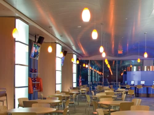 Evo Pendants | Pendants by ILEX Architectural Lighting | ING in Amsterdam. Item composed of glass