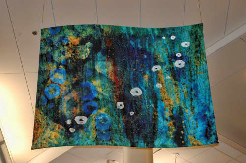 Sandbars | Public Sculptures by Joanie Gagnon San Chirico Studio | The Ocean County Library in Toms River. Item composed of canvas and aluminum