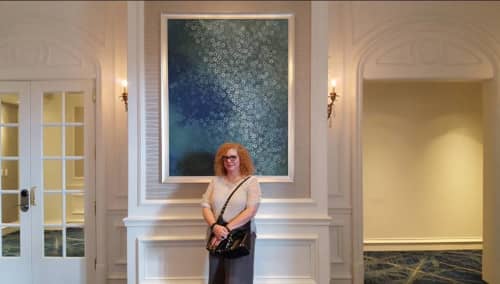 Margaret Juul | Oil And Acrylic Painting in Paintings by Margaret Juul. Item composed of canvas and synthetic