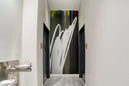 Wall Painting | Murals by Ryan Coleman | Canopy By Hilton Atlanta Midtown in Atlanta. Item composed of synthetic