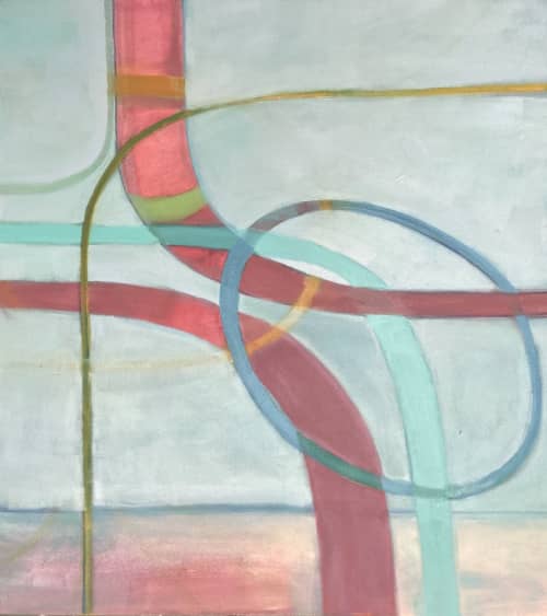 Strands of Wisdom - Harmony | Oil And Acrylic Painting in Paintings by Trudie Tara Moulton. Item composed of canvas and synthetic