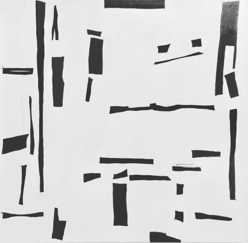 #6 Anderson Ranch, Colorado | Mixed Media in Paintings by Courtney Cotton. Item made of canvas works with minimalism & contemporary style