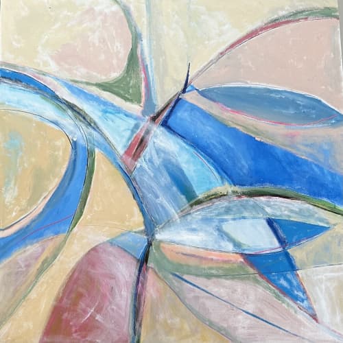 Taking Off | Paintings by Beth Barry. Item made of canvas works with contemporary & coastal style