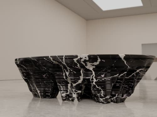 Monument Valley Coffee Table | Tables by Duffy London. Item composed of marble in modern style