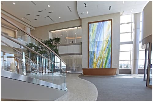 Hope and Healing | Prints by Michael Ireland | Parkview Cancer Institute in Fort Wayne. Item made of glass