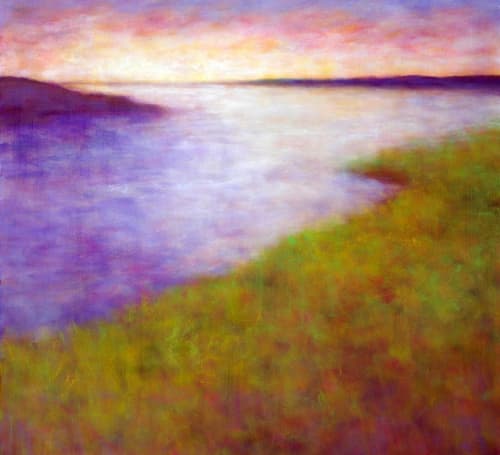 Waiting for Evening, oil on canvas | Oil And Acrylic Painting in Paintings by Victoria Veedell. Item composed of canvas and synthetic