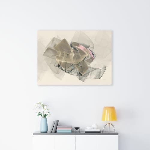 Airstream 12094 | Oil And Acrylic Painting in Paintings by Rica Belna. Item composed of canvas and synthetic