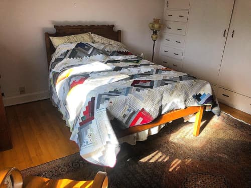 Geometric Quilt | Linens & Bedding by Luke Haynes. Item made of cotton