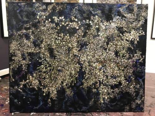 Panspermia | Mixed Media by Rosemary Feit Covey | Morton Fine Art LLC in Washington. Item composed of wood and synthetic