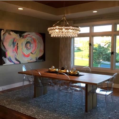 Candy Colored Glasses | Oil And Acrylic Painting in Paintings by Suze Ford. Item made of canvas with synthetic