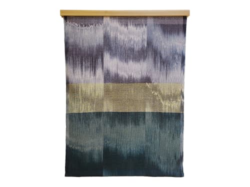 Moonrise | Tapestry in Wall Hangings by Jessie Bloom Studio. Item made of wood with cotton works with boho & minimalism style