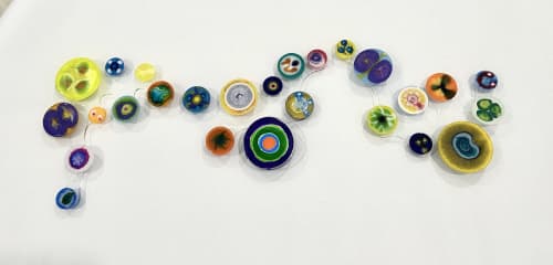 Meccano | Murals by Wall Art Object by Betti Brillembourg. Item in modern or transitional style