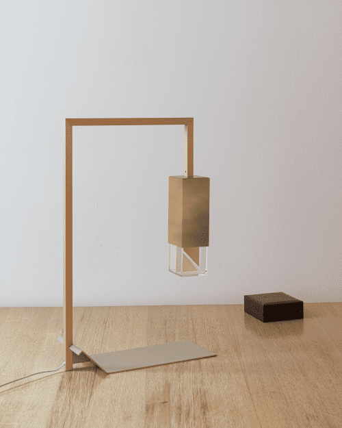 Lamp/Two Brass Revamp 02 | Floor Lamp in Lamps by Formaminima