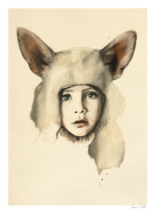 Artwork | Oil And Acrylic Painting in Paintings by Kareena Zerefos. Item made of synthetic
